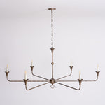 Elara Candle Chandelier – Modern Brass Candelabra Chandelier for Dining Room