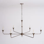 Elara Candle Chandelier – Modern Brass Candelabra Chandelier for Dining Room