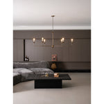 Elara Candle Chandelier – Modern Brass Candelabra Chandelier for Dining Room