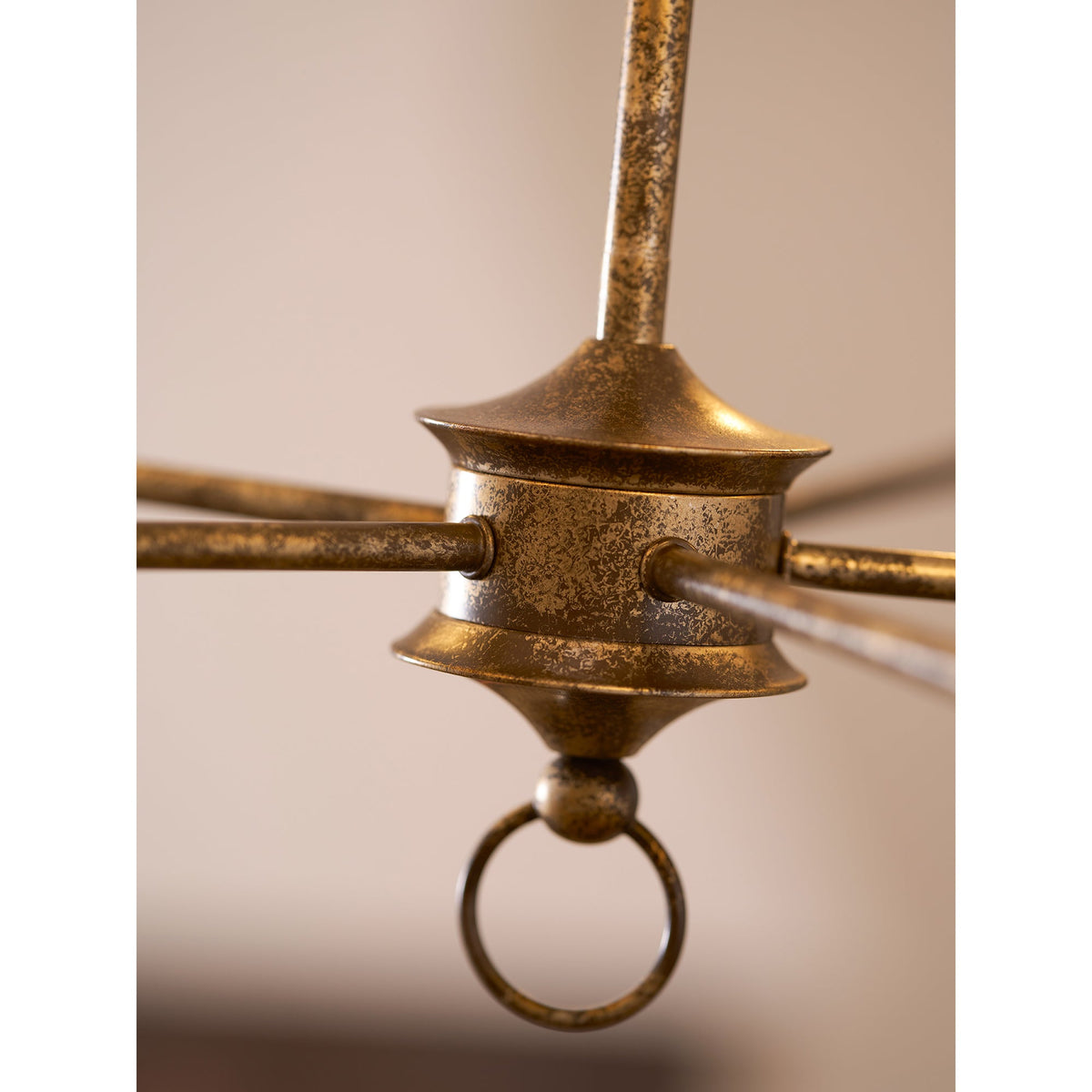 Elara Candle Chandelier – Modern Brass Candelabra Chandelier for Dining Room