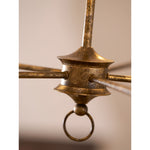 Elara Candle Chandelier – Modern Brass Candelabra Chandelier for Dining Room