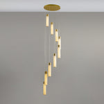 Celestial Alabaster Cascade Chandelier