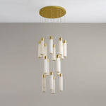 Celestial Alabaster Cascade Chandelier