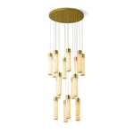 Celestial Alabaster Cascade Chandelier