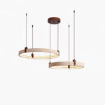Celestial Orbit Travertine Chandelier – Modern Natural Stone Pendant Light