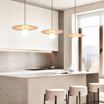Celestial Travertine Pendant Light – Natural Stone & Gold