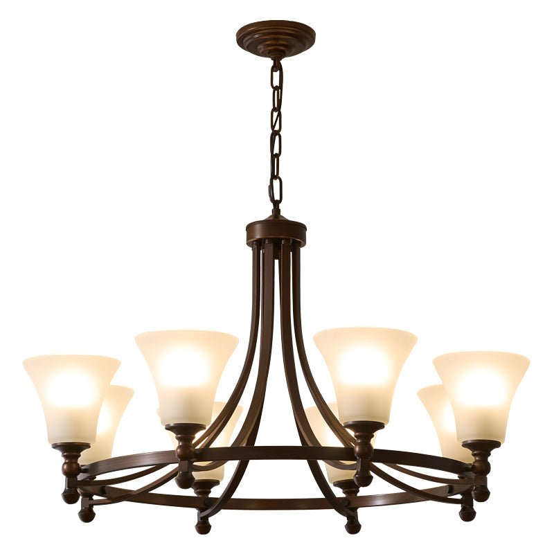 Celestine Glow Modern Glass Chandelier for Dining Room and Living Room