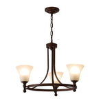 Celestine Glow Modern Glass Chandelier for Dining Room and Living Room