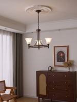 Celestine Glow Modern Glass Chandelier for Dining Room and Living Room