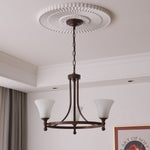 Celestine Glow Modern Glass Chandelier for Dining Room and Living Room