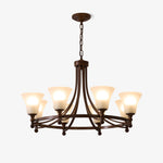 Celestine Glow Modern Glass Chandelier for Dining Room and Living Room