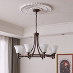 Celestine Glow Modern Glass Chandelier for Dining Room and Living Room