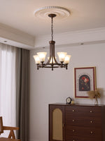Celestine Glow Modern Glass Chandelier for Dining Room and Living Room