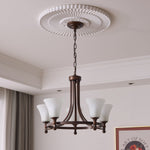 Celestine Glow Modern Glass Chandelier for Dining Room and Living Room