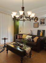 Celestine Glow Modern Glass Chandelier for Dining Room and Living Room
