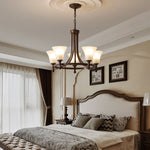 Celestine Glow Modern Glass Chandelier for Dining Room and Living Room