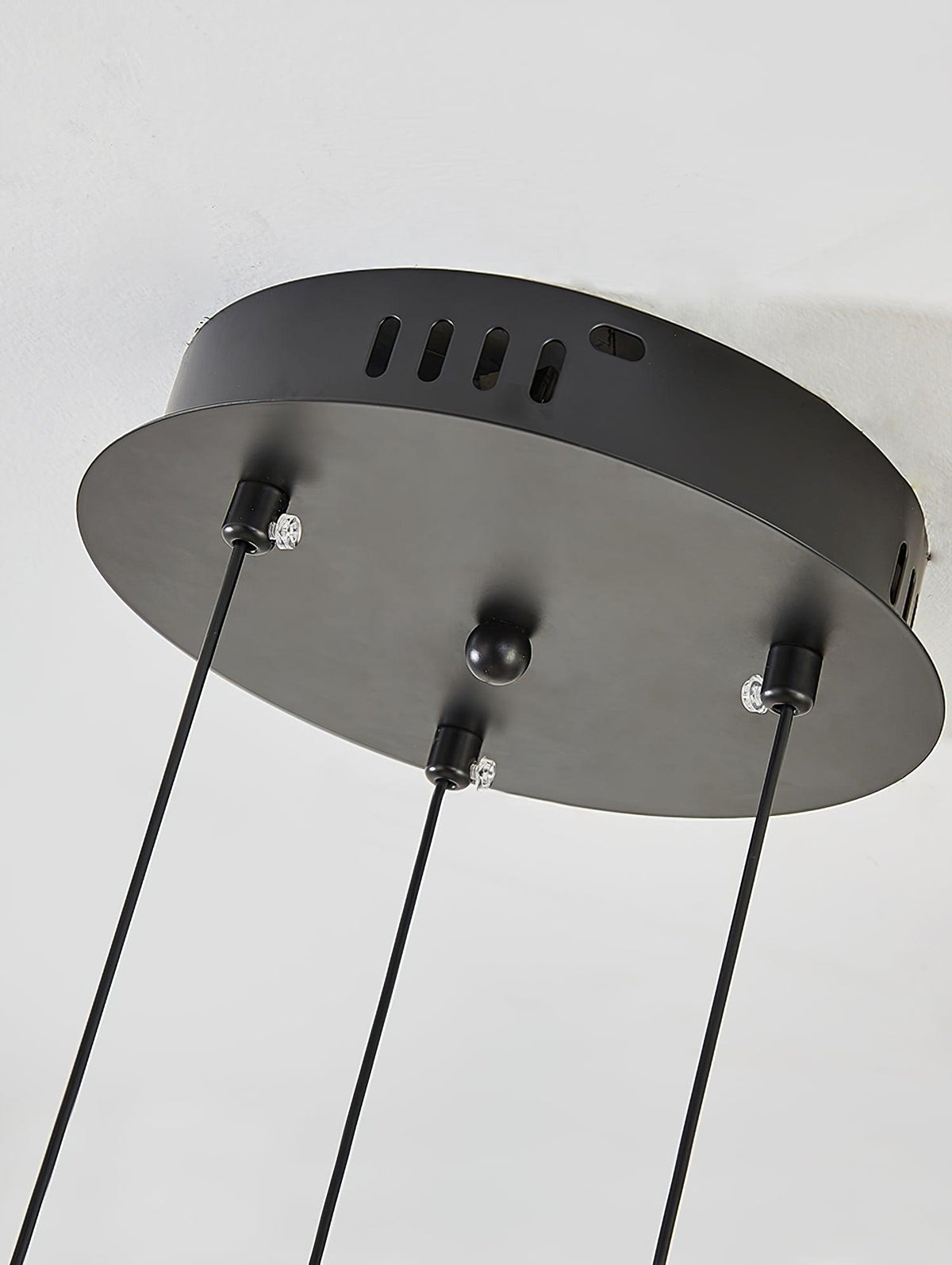 Cellar Suspension Modern LED Chandelier in Black and White