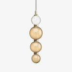 Celvara Sculptural Globe Pendant Light – Hand-Blown Glass Chandelier