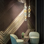 Celvara Sculptural Globe Pendant Light – Hand-Blown Glass Chandelier