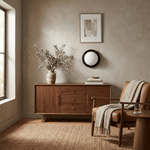 Celyra Halo Wall Sconce — Modern Wood Accent Light for Bedroom & Hallway