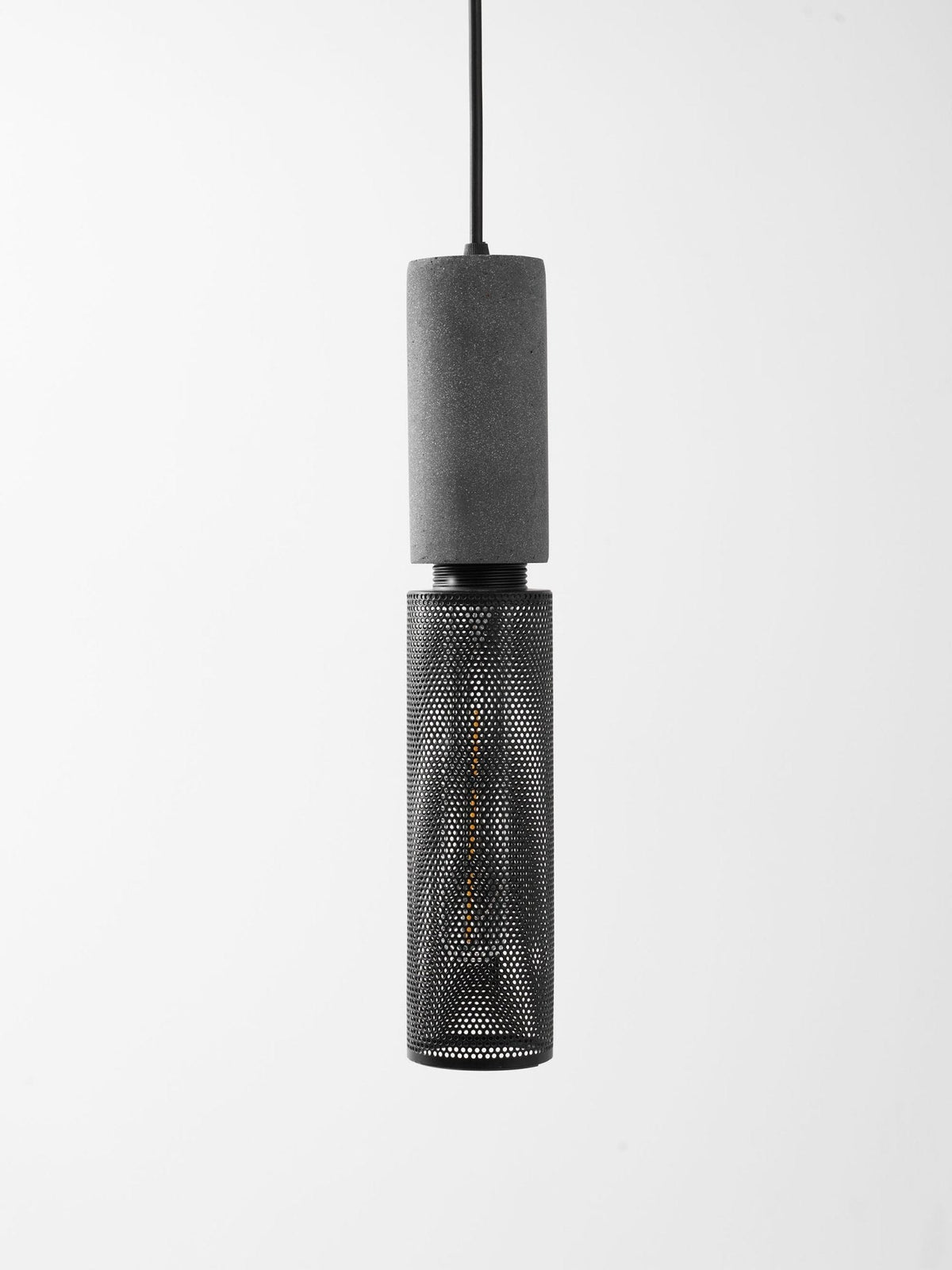 Cement Mesh Pendant Light – Industrial Designer Hanging Lamp