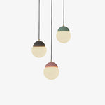 Eclipse Cement Pendant Light – Modern Minimalist Hanging Lamp for Dining & Living Spaces