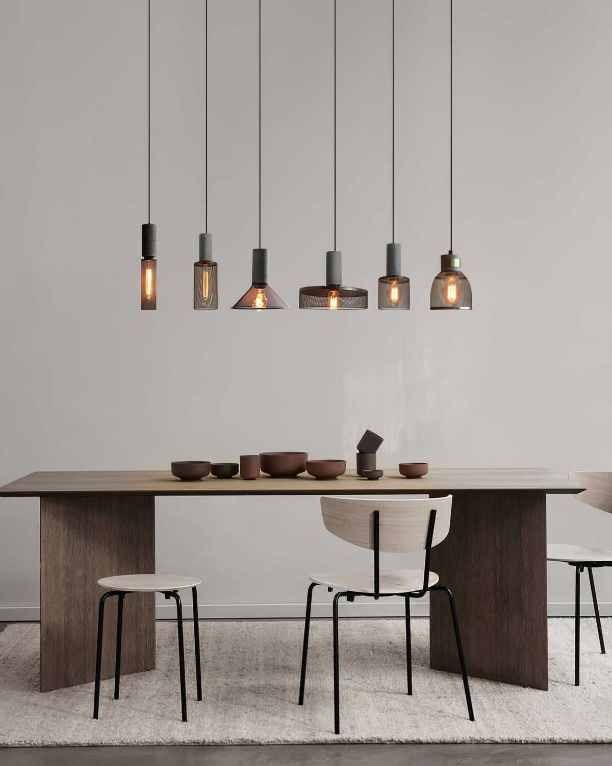 Cement Mesh Pendant Light – Industrial Designer Hanging Lamp