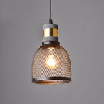 Cement Mesh Pendant Light – Industrial Designer Hanging Lamp
