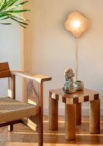 Cera Flare Sculptural Marble Wall Sconce with Warm Ambient Glow
