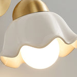 Ceramic Flower Wall Lamp