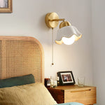 Ceramic Flower Wall Lamp