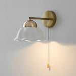Ceramic Flower Wall Lamp