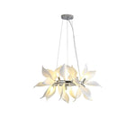 Ceramic Petal Chandelier | Modern Floral Pendant Light for Dining & Living Rooms