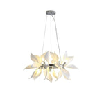 Ceramic Petal Chandelier | Modern Floral Pendant Light for Dining & Living Rooms