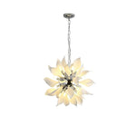 Ceramic Petal Chandelier | Modern Floral Pendant Light for Dining & Living Rooms