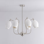 ceramic-ribbed-chandelier