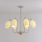 ceramic-ribbed-chandelier