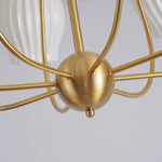 ceramic-ribbed-chandelier