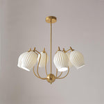 ceramic-ribbed-chandelier