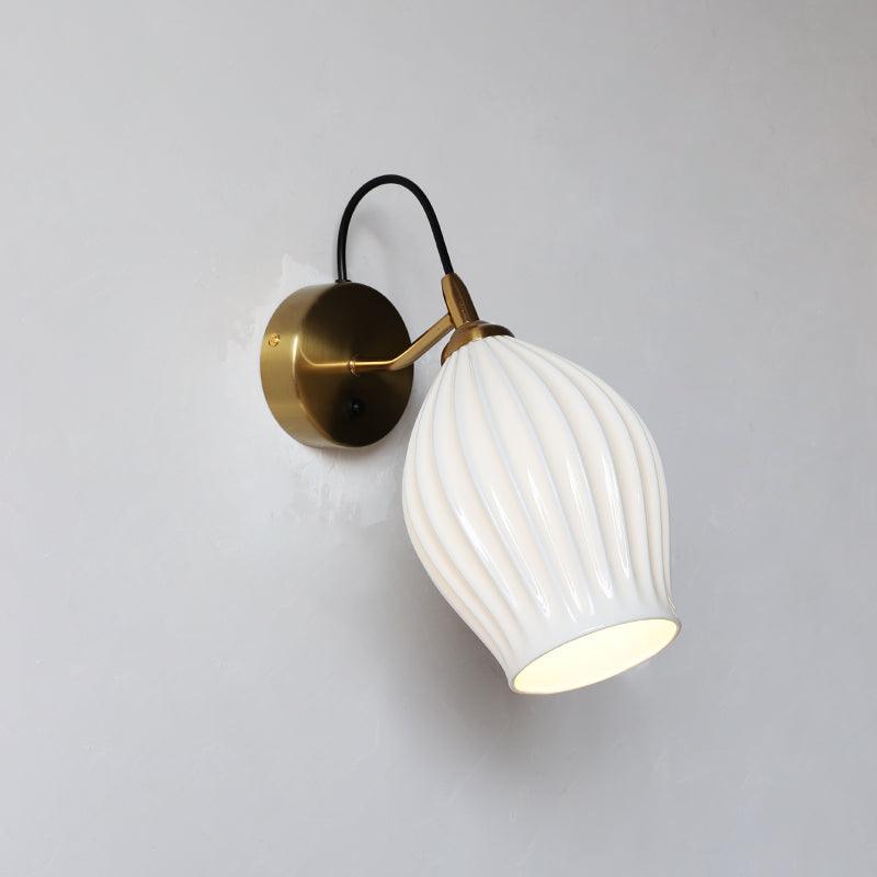 ceramic-ribbed-wall-light