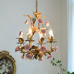 ceramic-rose-chandelier