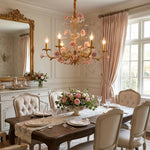 ceramic-rose-vine-chandelier
