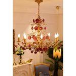 ceramic-rose-vine-chandelier