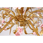 ceramic-rose-vine-chandelier