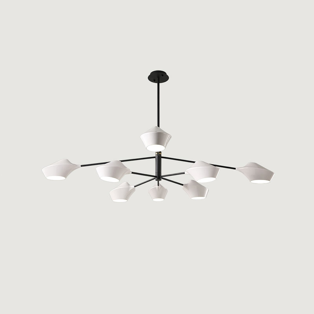 Charming Modern Hexagonal Chandelier