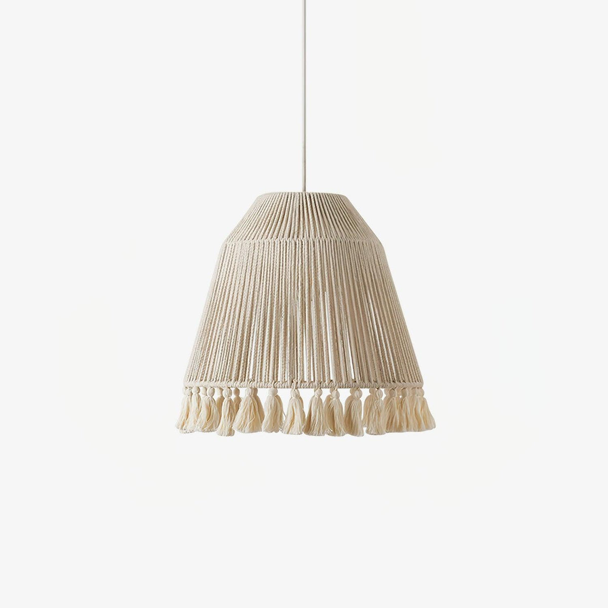 Chase Tassel Pendant Light — Natural Hemp Rope Designer Ceiling Lamp