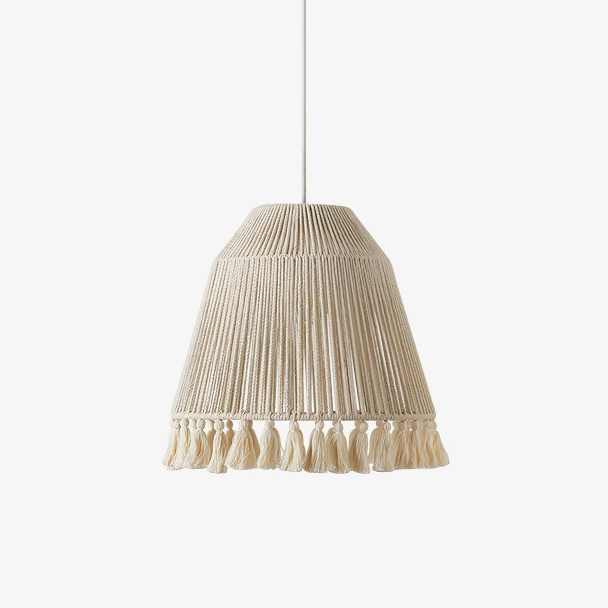 Chase Tassel Pendant Light — Natural Hemp Rope Designer Ceiling Lamp
