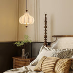 Chestnut Bloom Designer Pendant Light with Walnut and Gold Finish