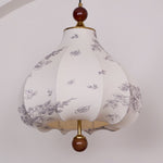 Chestnut Bloom Designer Pendant Light with Walnut and Gold Finish