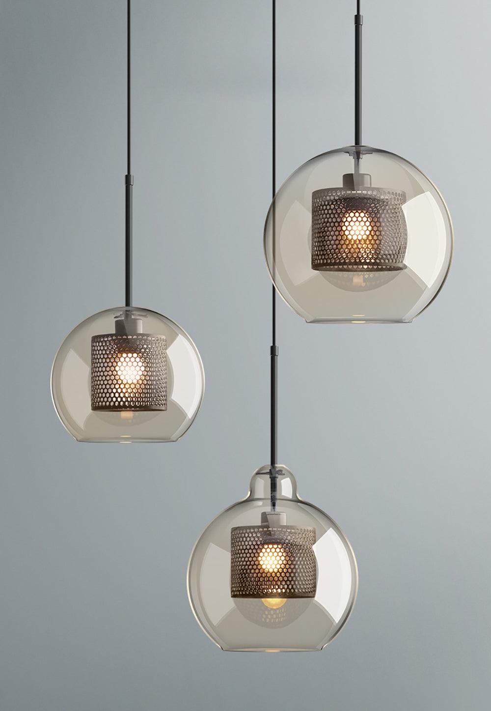 Chiswick Glass Pendant Light – Modern Multi-Light Chandelier